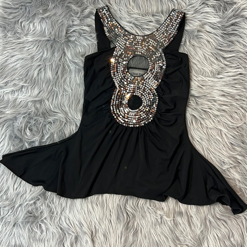 ALLEN SAMO TOP COLOR BLACK SIZE SMALL - Picture 2 of 9